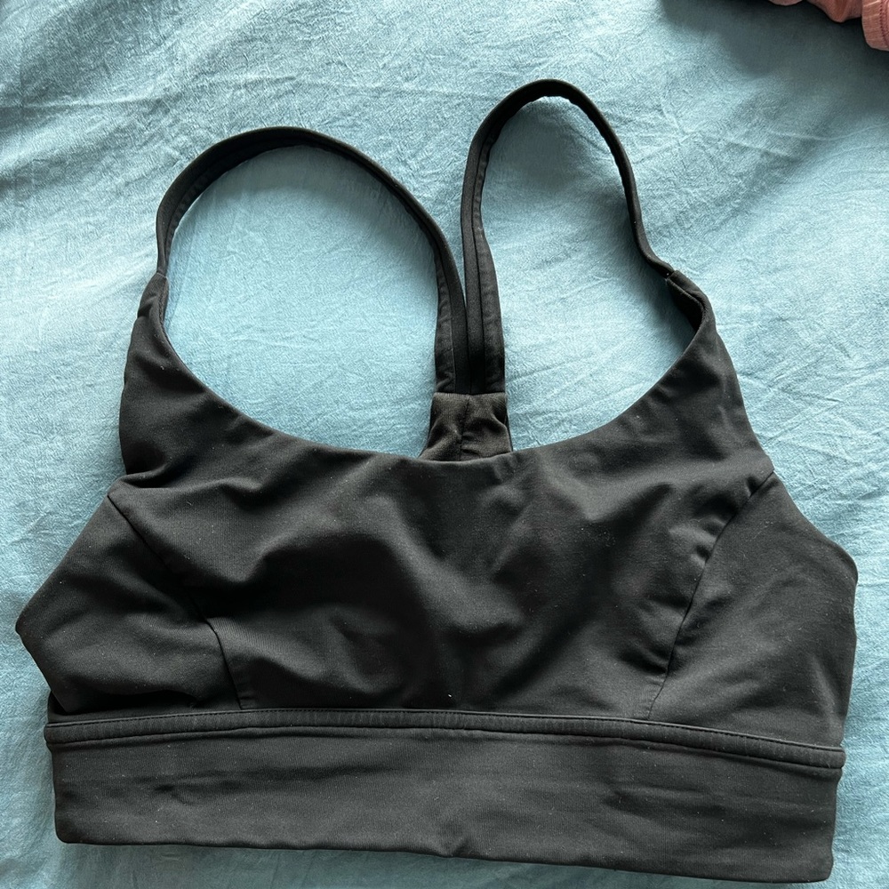 Lululemon black sports bra